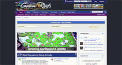 Desktop Screenshot of captivereefs.com